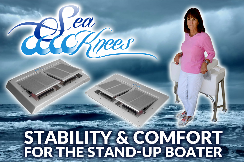 Hold-ster boat seat and Sea Knees boat shock mitigation